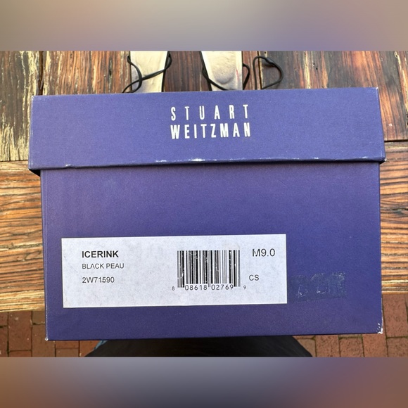 Stewart Weitzman Party Sandals-Black Size 9 - Picture 3 of 3